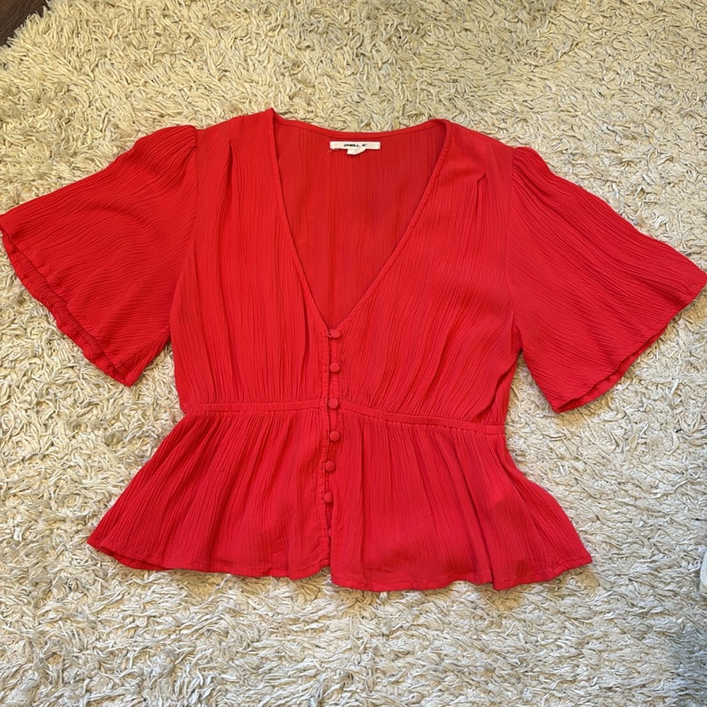 O’Neill Wes Peplum Top - Picture 6 of 7